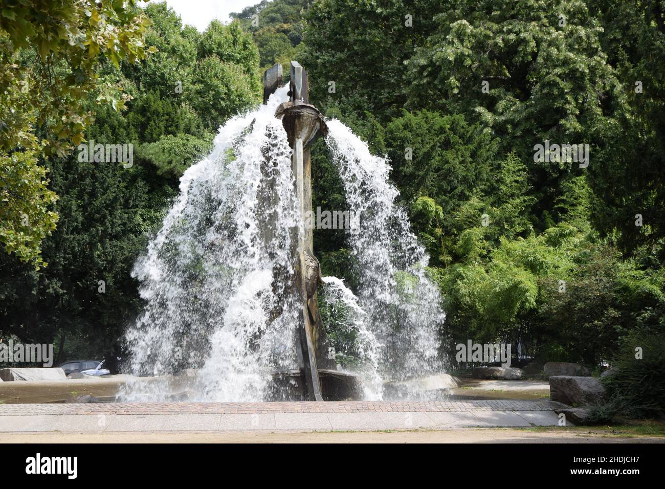 fontaine seegarten Banque D'Images