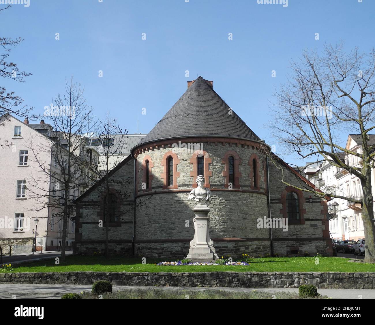 monument landgravine elizabeth, église anglaise Banque D'Images