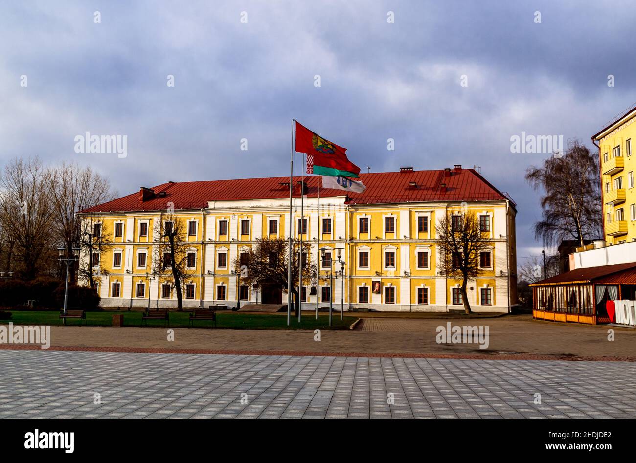 Mogilev, Bélarus - 28 novembre 2021 : Musée régional du Lore local E.R.Romanova. Banque D'Images