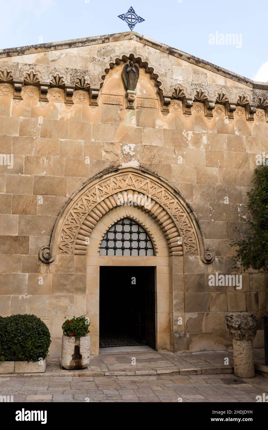 jérusalem, via dolorosa, Église de la flagellation, jerusalems, via dolorosas Banque D'Images