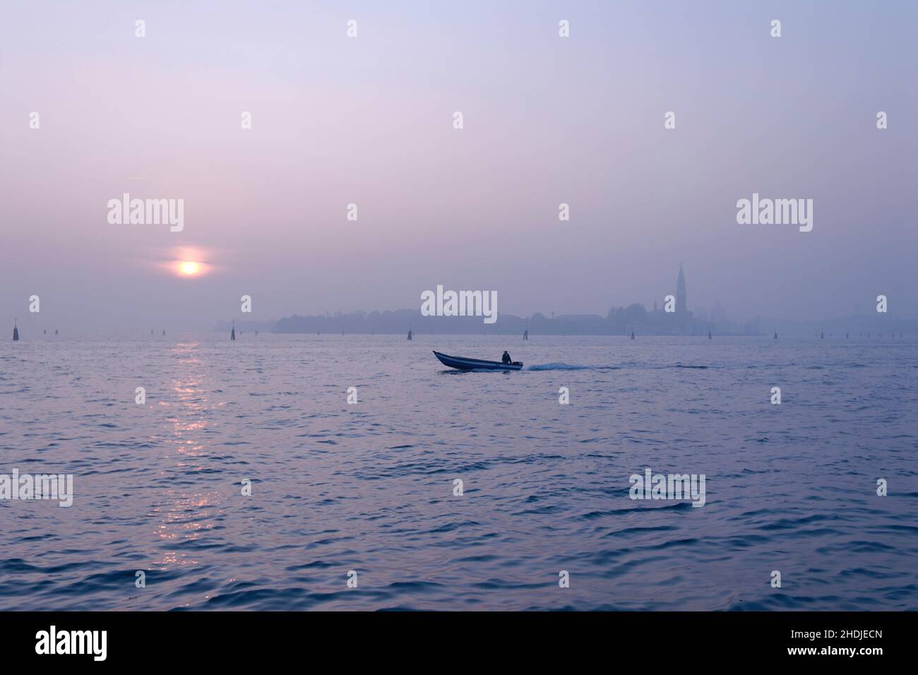 heure bleue, venise, heures bleues, venise Banque D'Images