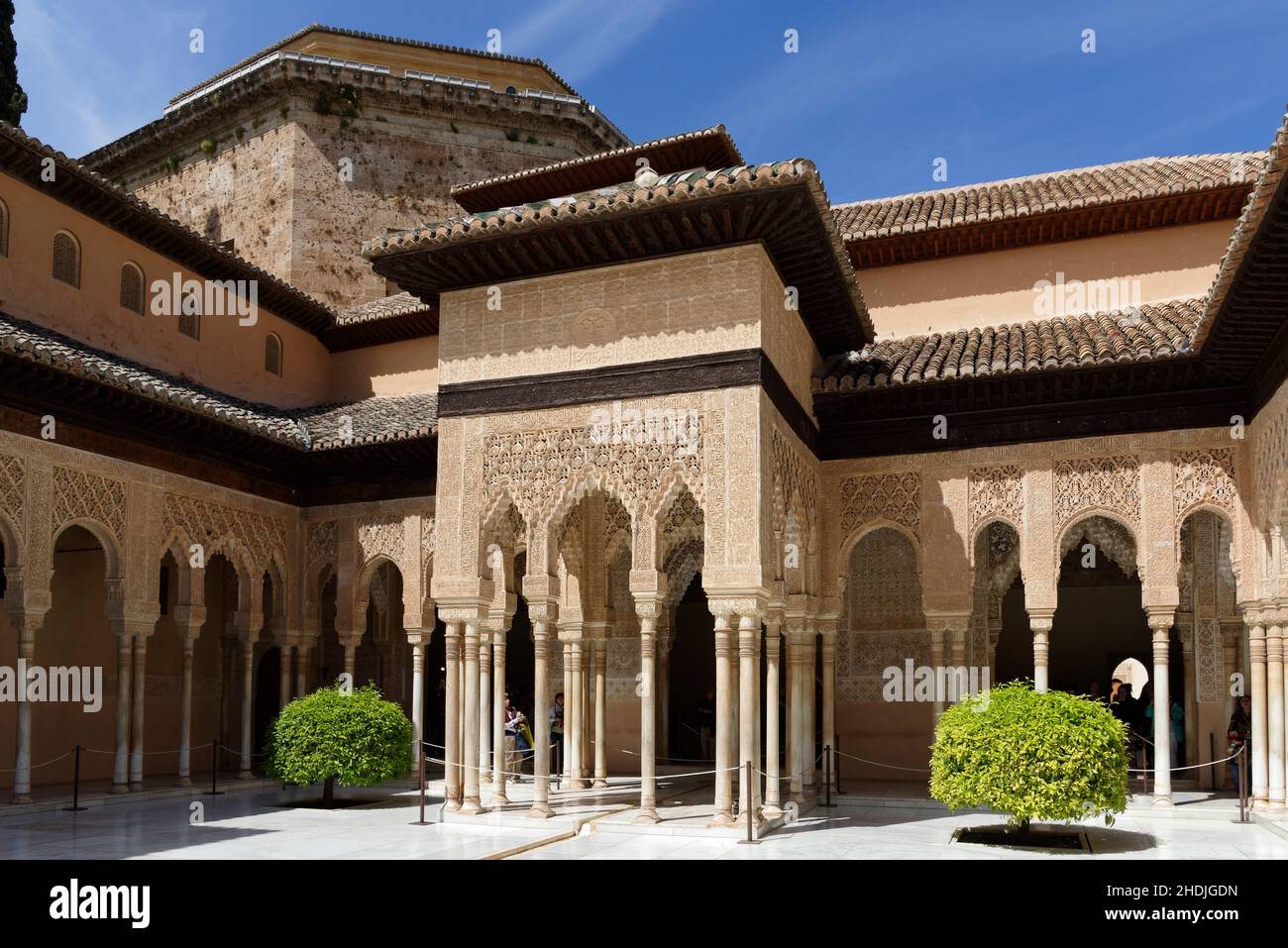 grenade, alhambra, cour des lions, granadas, alhambras, patio de los leones Banque D'Images