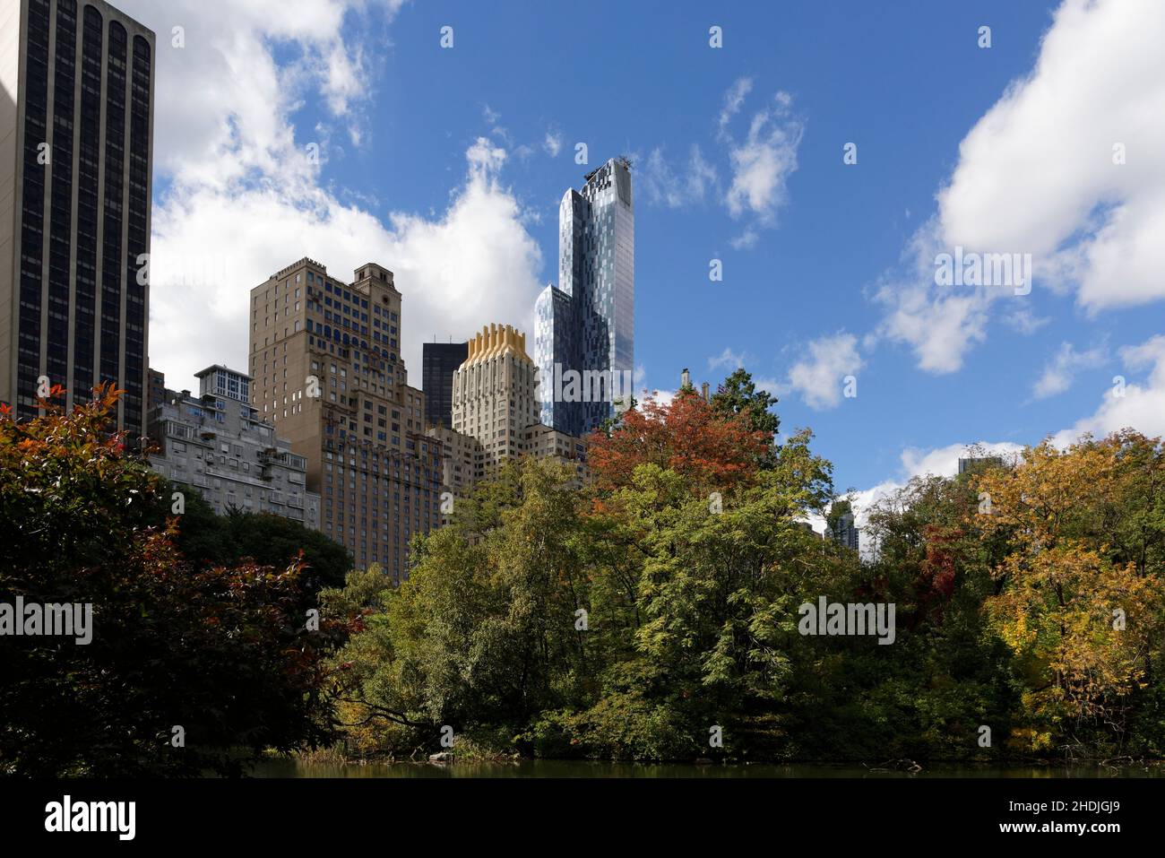 gratte-ciel, parc central, ville de new york, gratte-ciel, parcs centraux,villes de new york Banque D'Images
