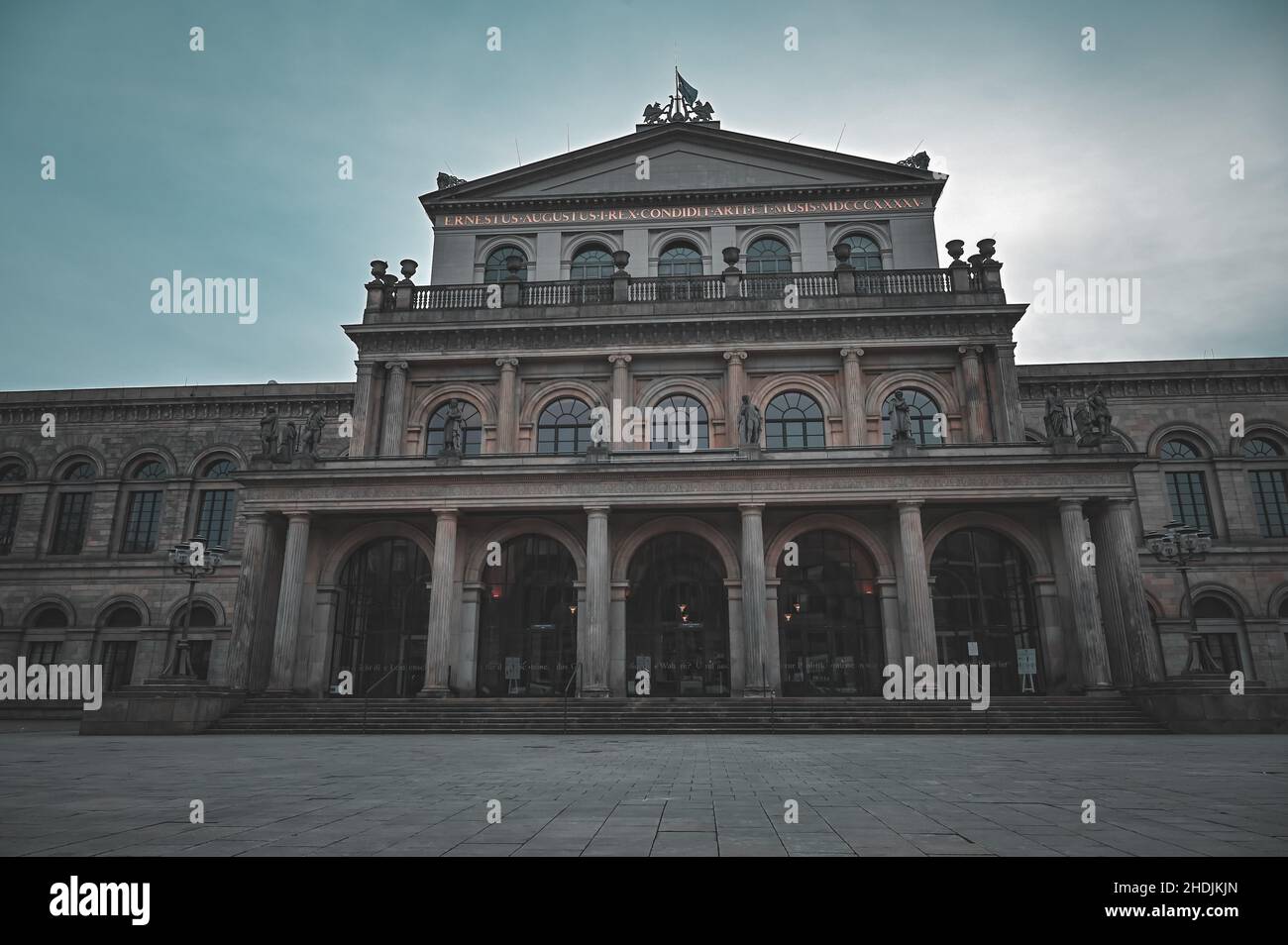 Le célèbre opéra de Hanovre en Basse-Saxe en Allemagne Banque D'Images