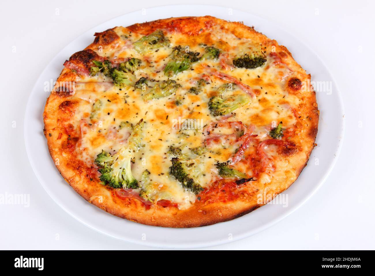 restauration rapide, brocoli, pizza, fastfood, broccoli,pizzas Banque D'Images