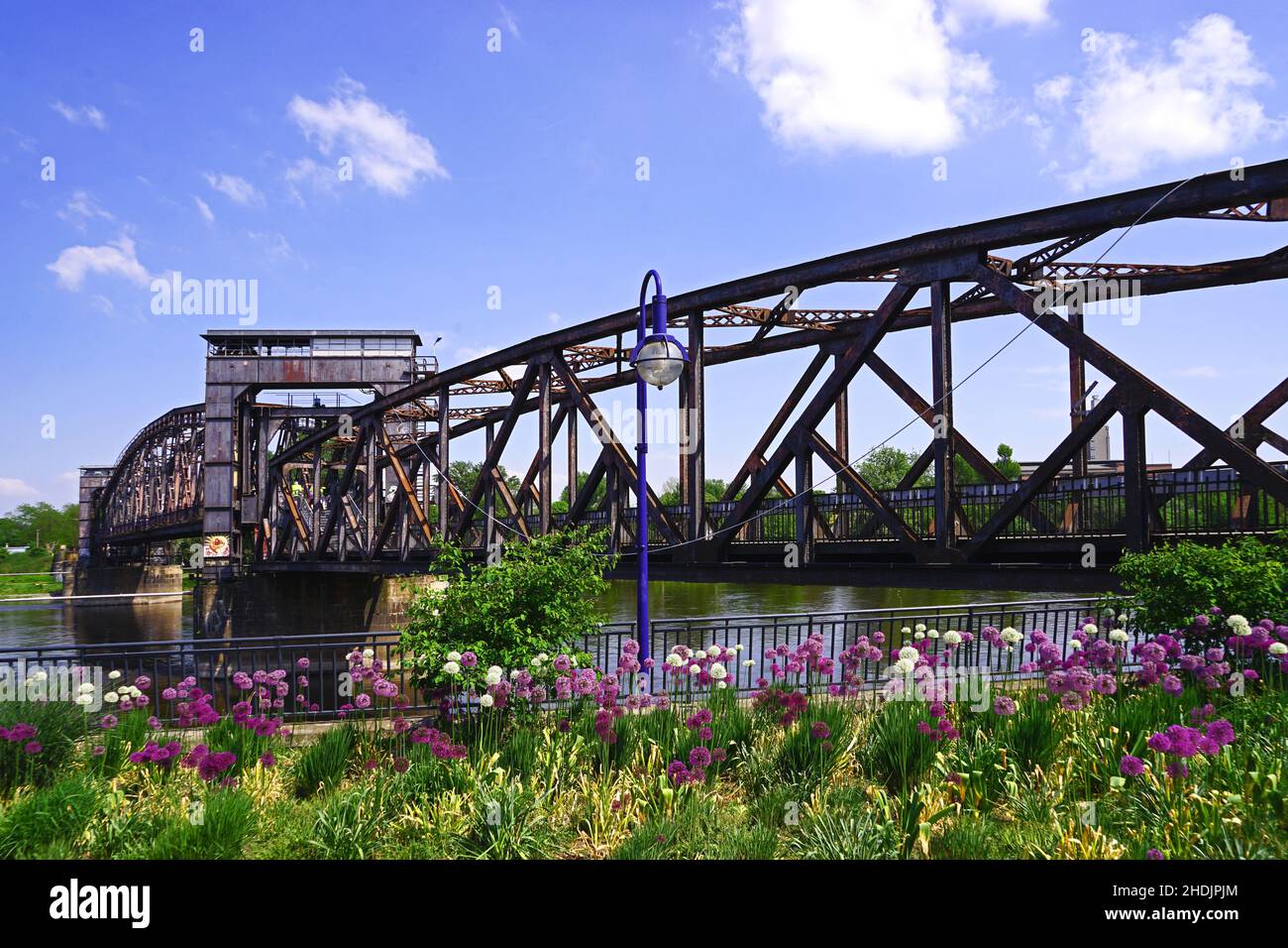 rivière elbe, magdebourg, rivières elbe, magdeburgs Banque D'Images