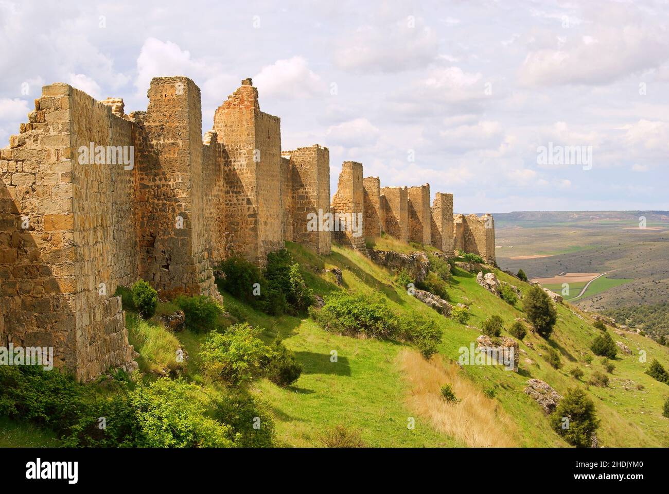 ruines, castille, castillo de gormaz, ruine, castiles Banque D'Images ruines, castille, castillo de gormaz, ruine, castiles Banque D'Images