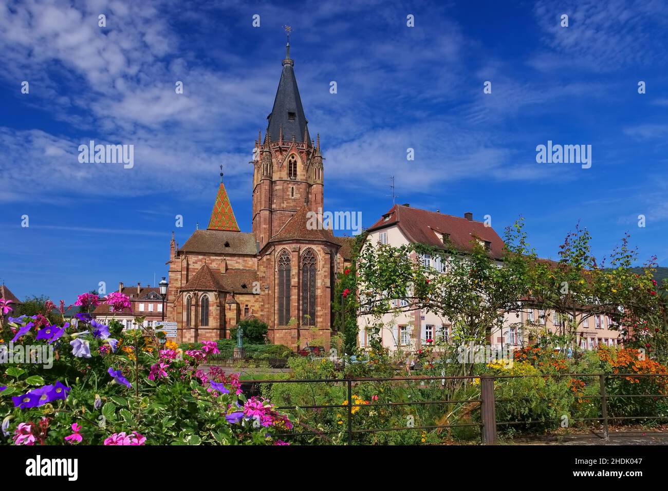 wissembourg, st. pierre et paul, wissembourgs, st. pierre et pauls Banque D'Images