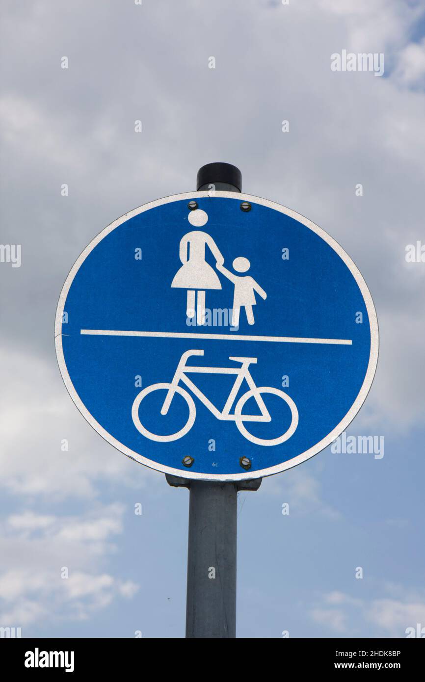 piste cyclable, promenade, pistes cyclables, promenades Banque D'Images