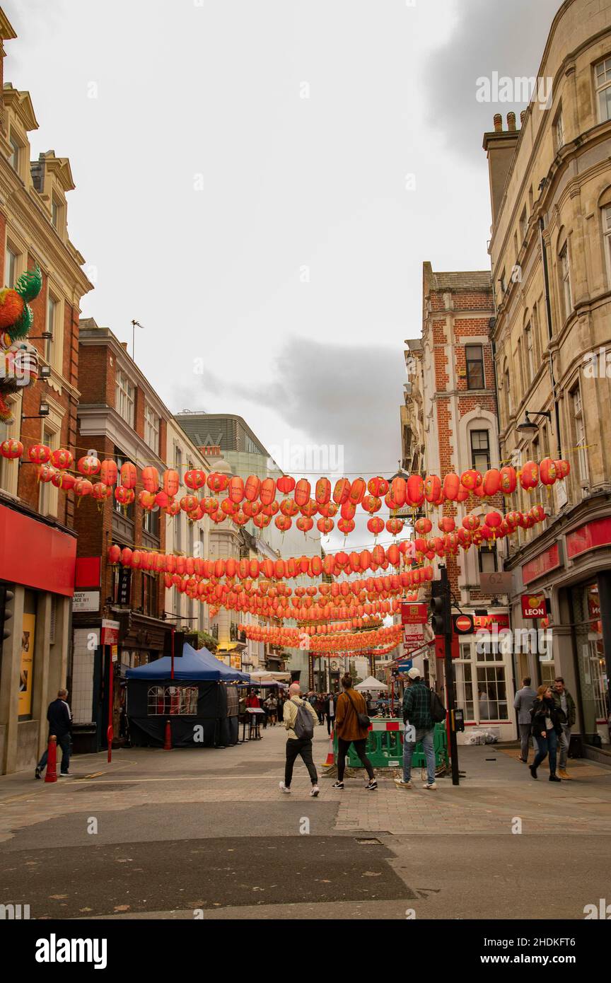 Ville chinoise de Londres Banque D'Images
