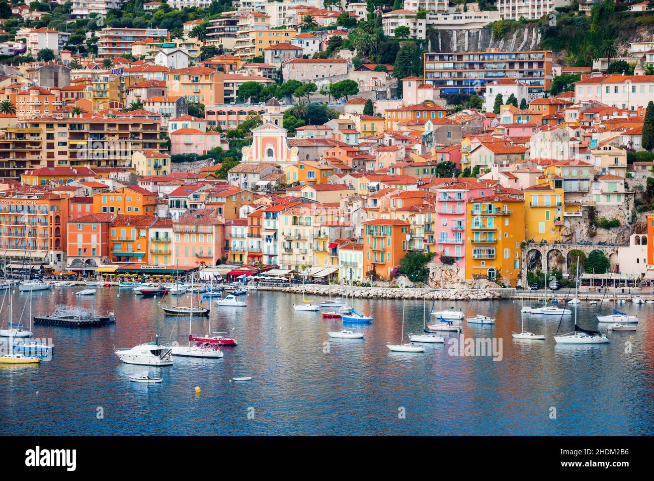 port, vieille ville, villefranche-sur-mer, ports, port,vieilles villes Banque D'Images
