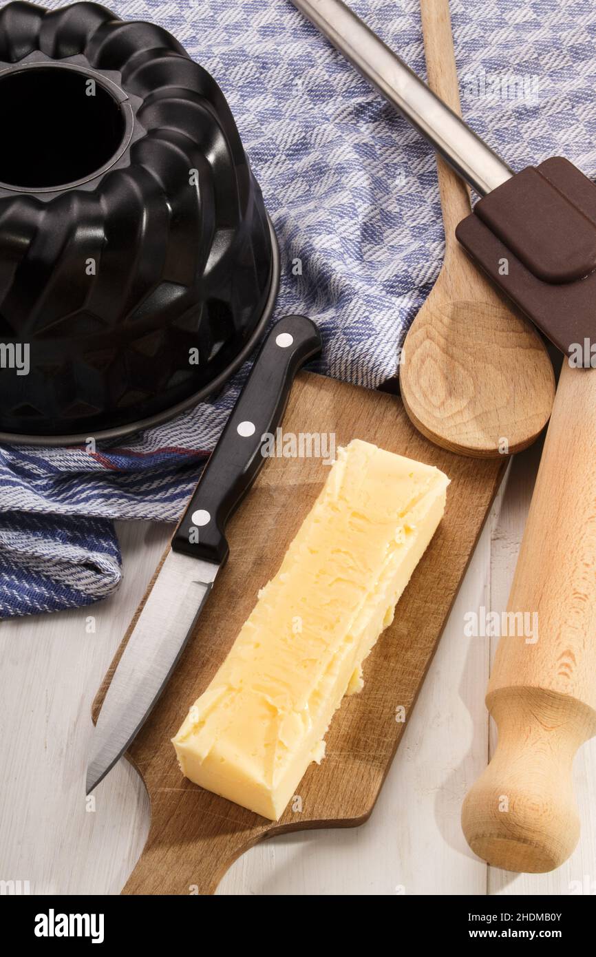 beurre, pâtisserie, beurres Banque D'Images