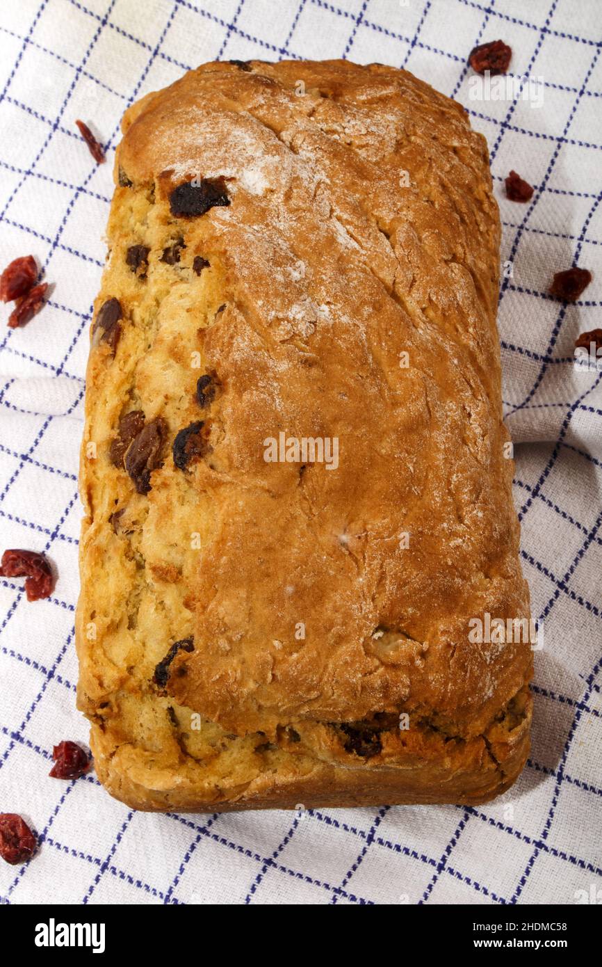 pain aux raisins secs, pains aux raisins secs Banque D'Images