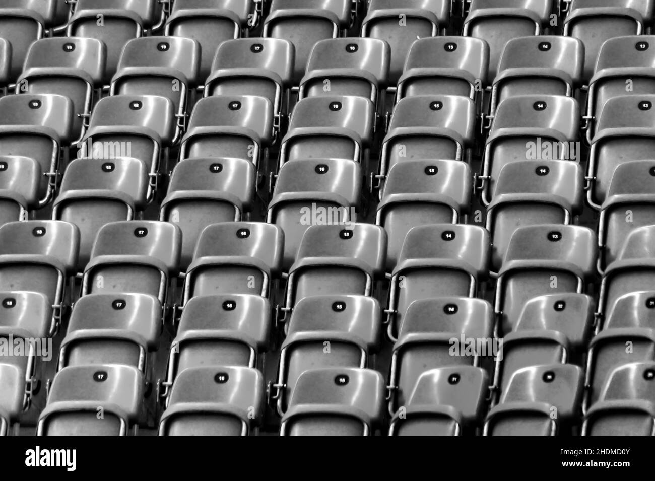 sièges, stade de socce, rangée de sièges, siège, stades de football,stadion, stadions, stade, stades, rangées de sièges Banque D'Images