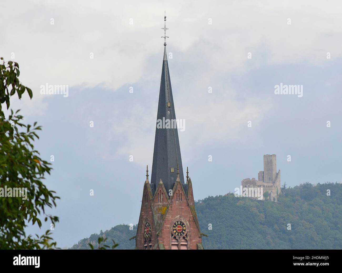 alsace, spornbourg, château d'ortenberg, alsèques, spornburgs Banque D'Images