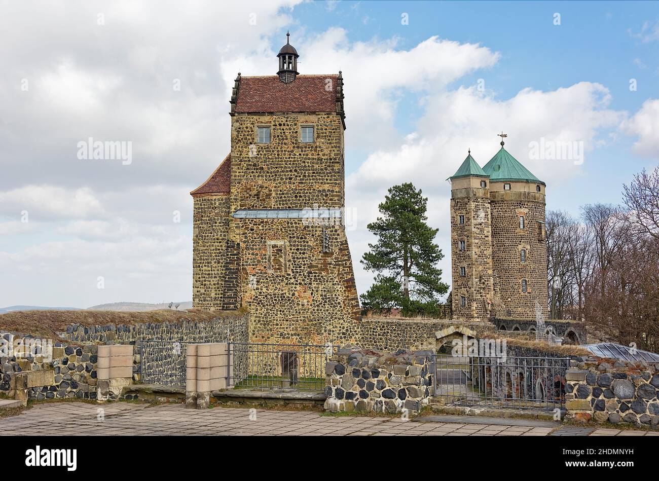 château de stolpen, château de stolpen Banque D'Images