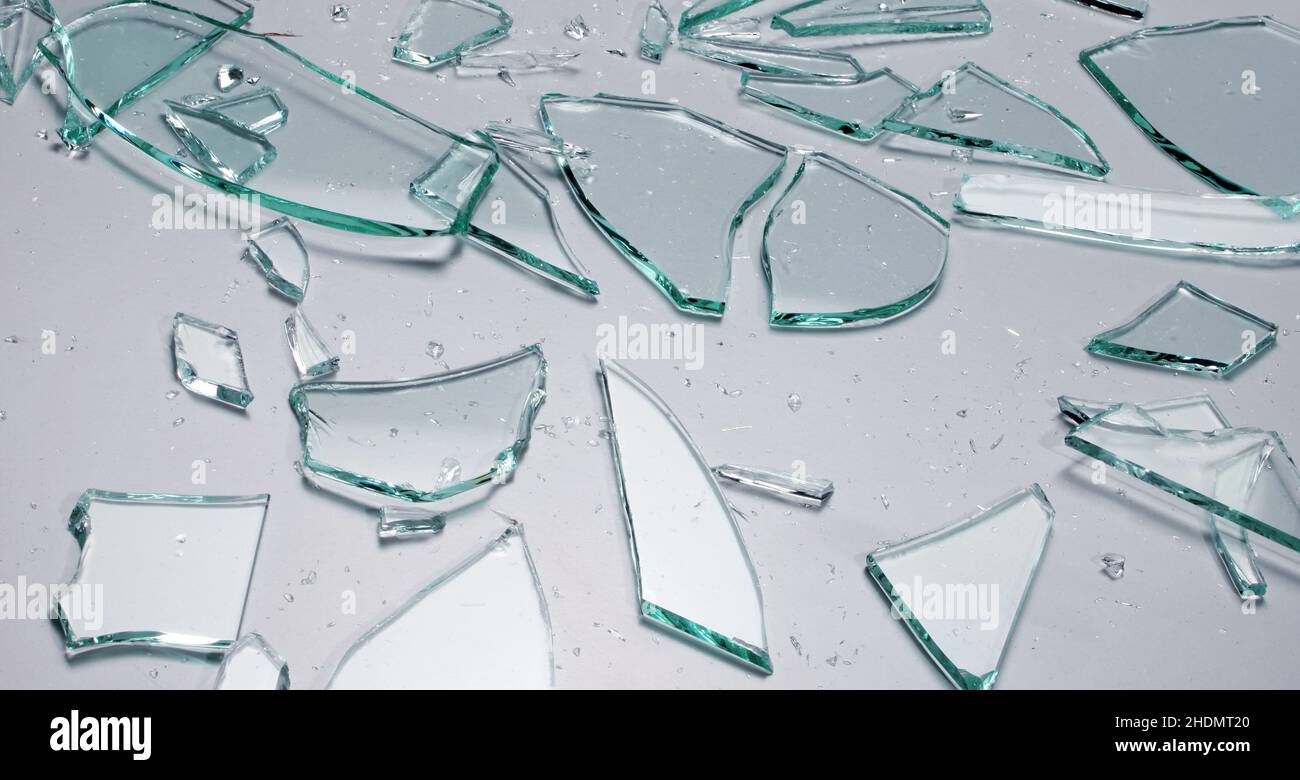 verre, cassé, verre cassé, verre, verre brisé,courtage Photo Stock - Alamy
