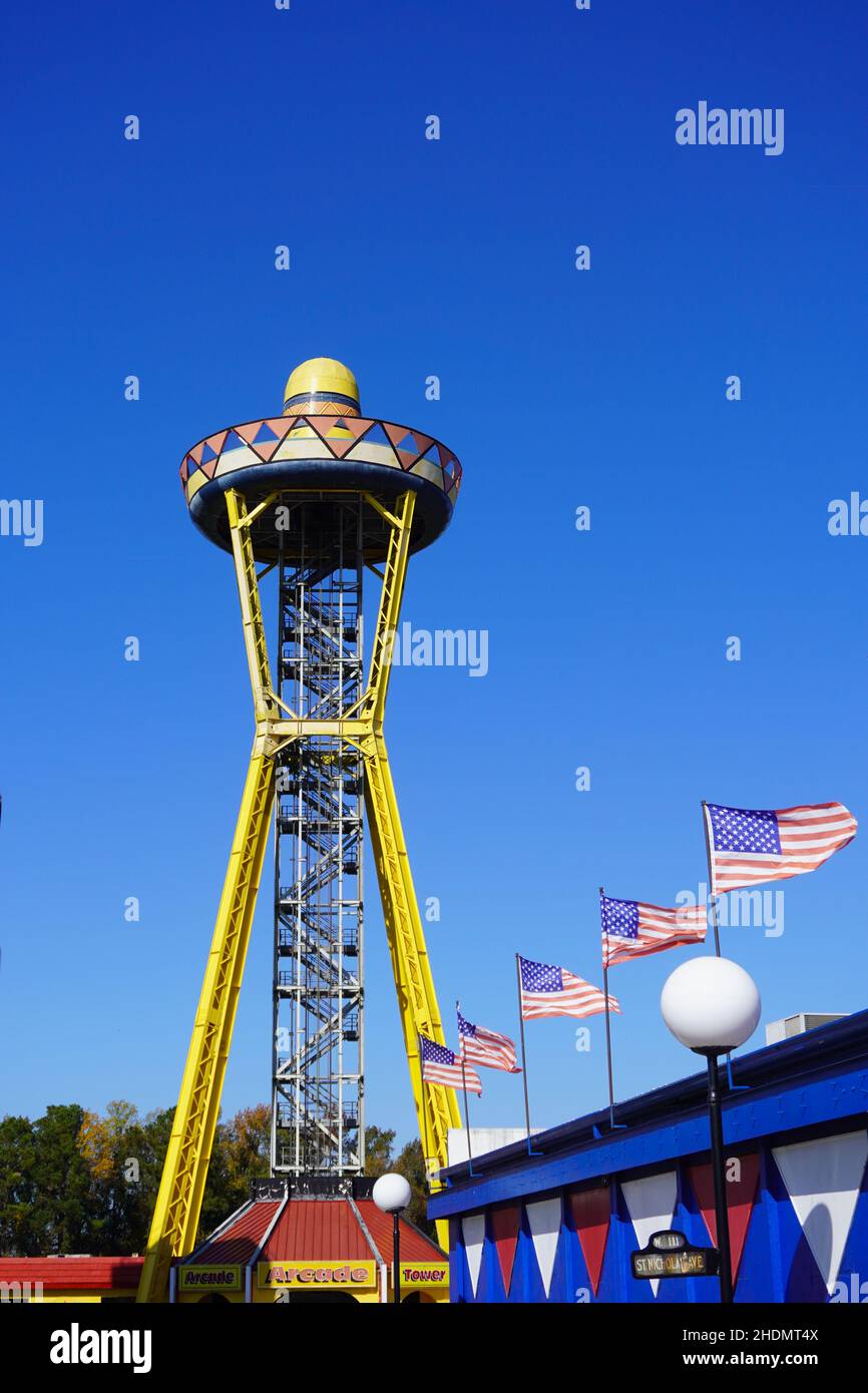 Tour dans le sud de la frontière touristique attraction à la sortie de l'I-95. Banque D'Images