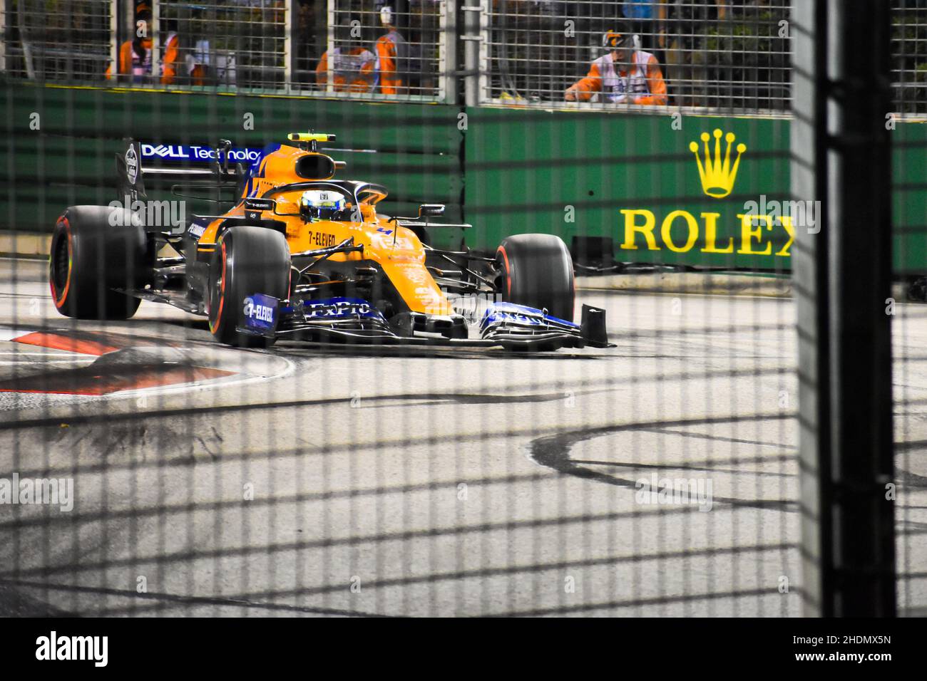 Lando Norris - Singapour F1 2019 Banque D'Images