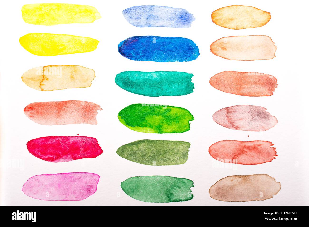 couleur, aquarelle, trait, couleurs, traits Banque D'Images