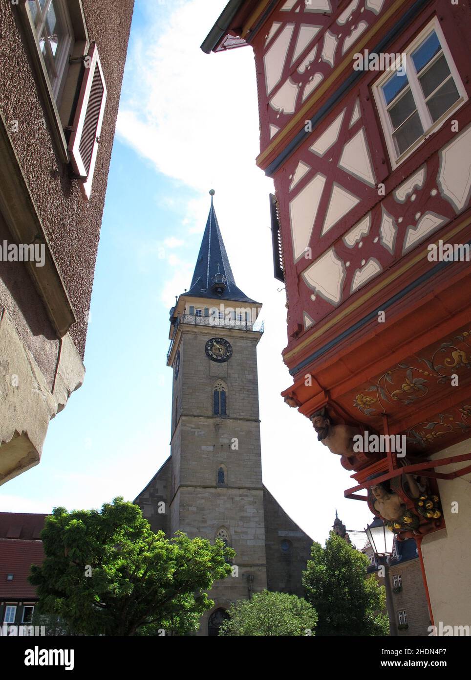 abbaye d'ichruch, öhringen, stiftskirches Banque D'Images