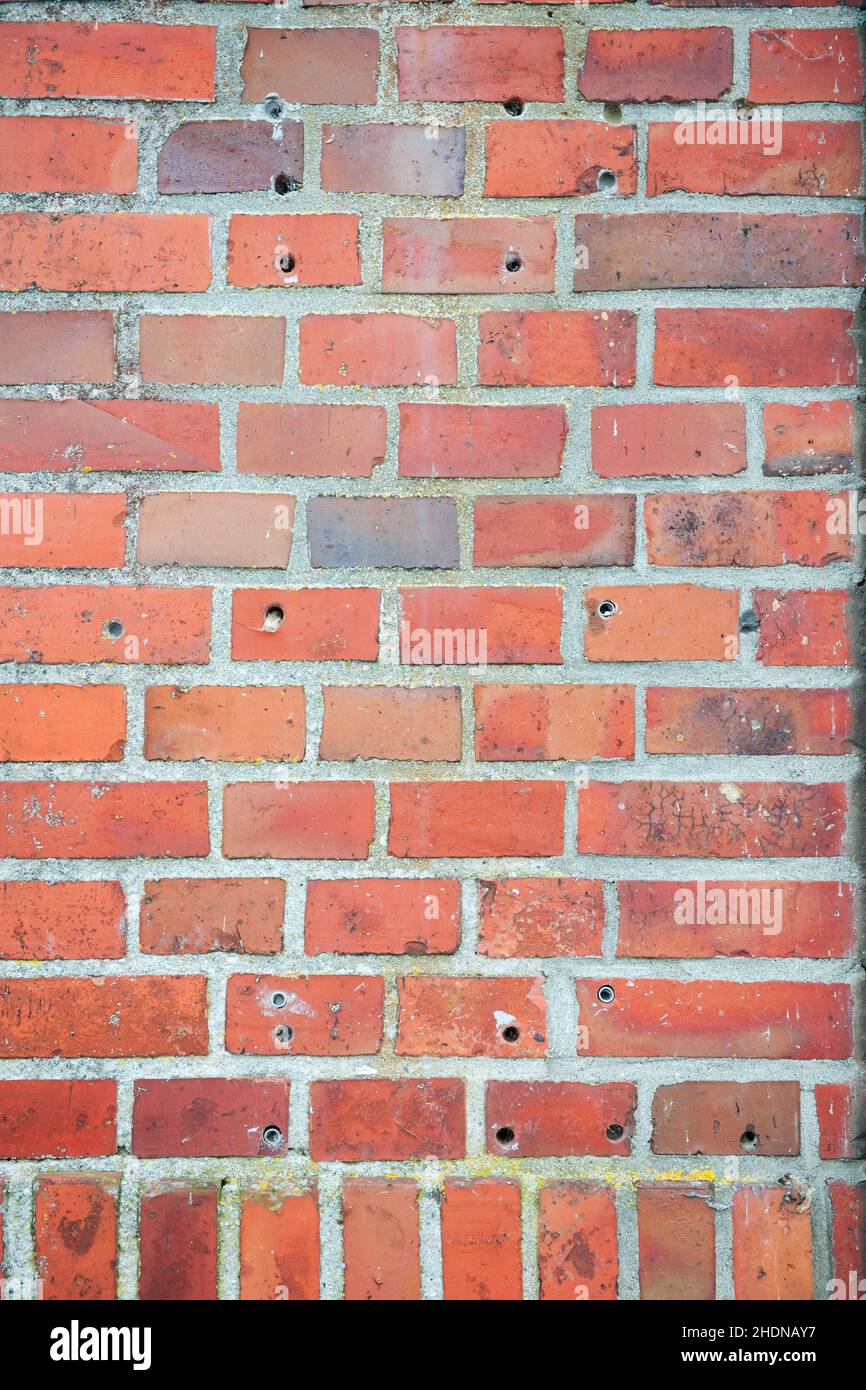 mur, mur de briques, murs, murs de briques Banque D'Images