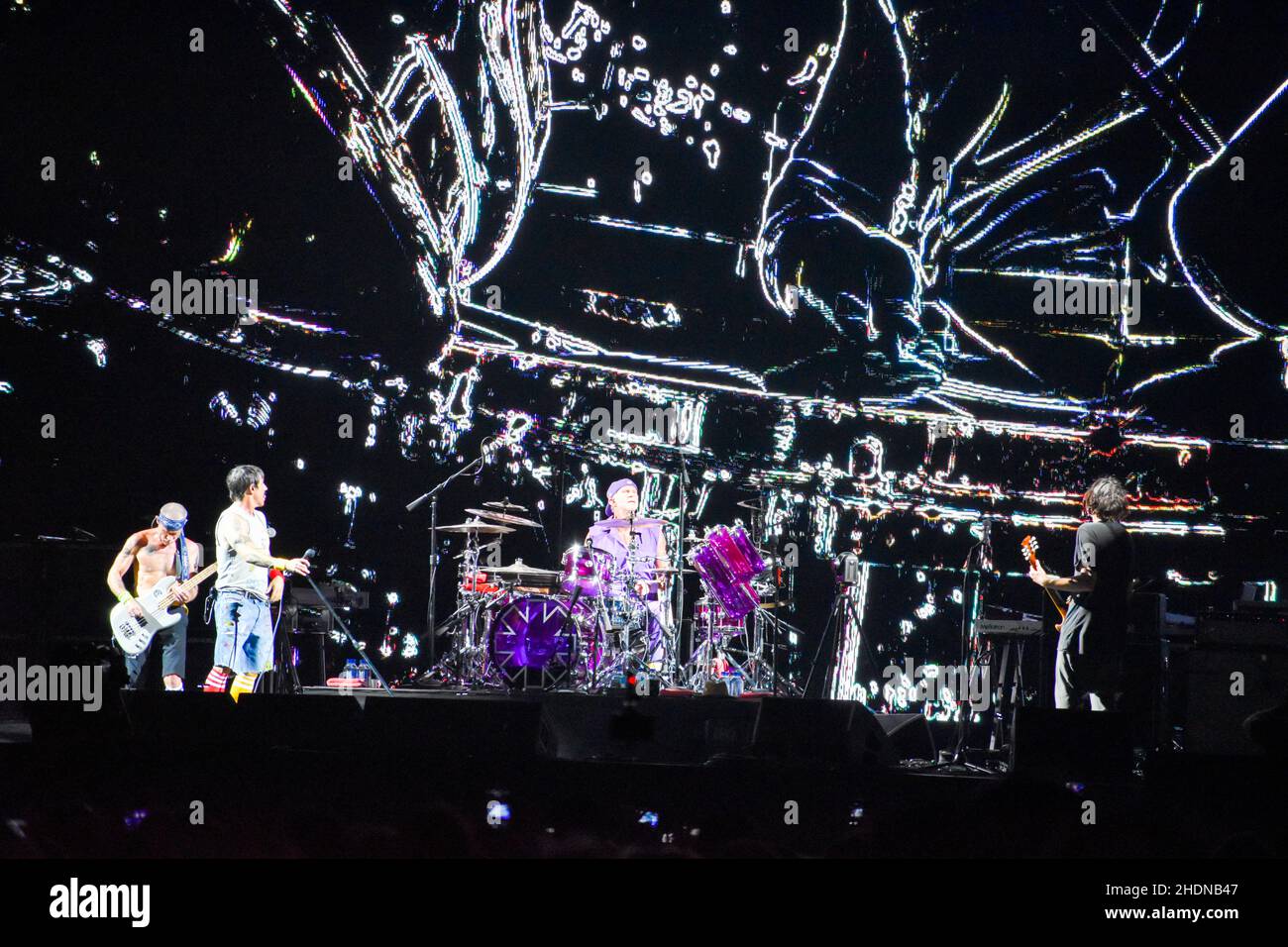 Red Hot Chili Peppers - Singapour F1 2019 Banque D'Images