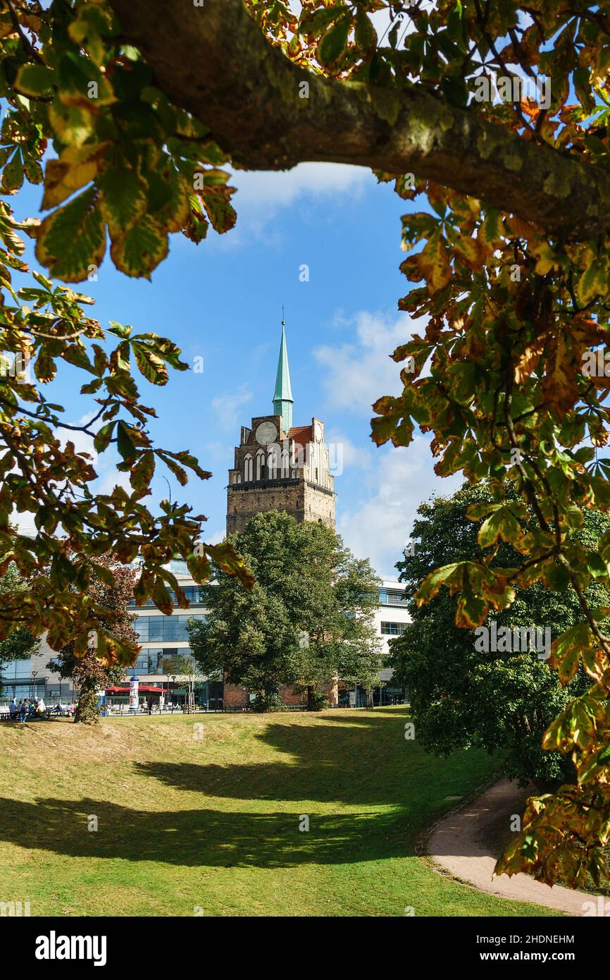 rostock, kröpeliner tor, rostock Banque D'Images