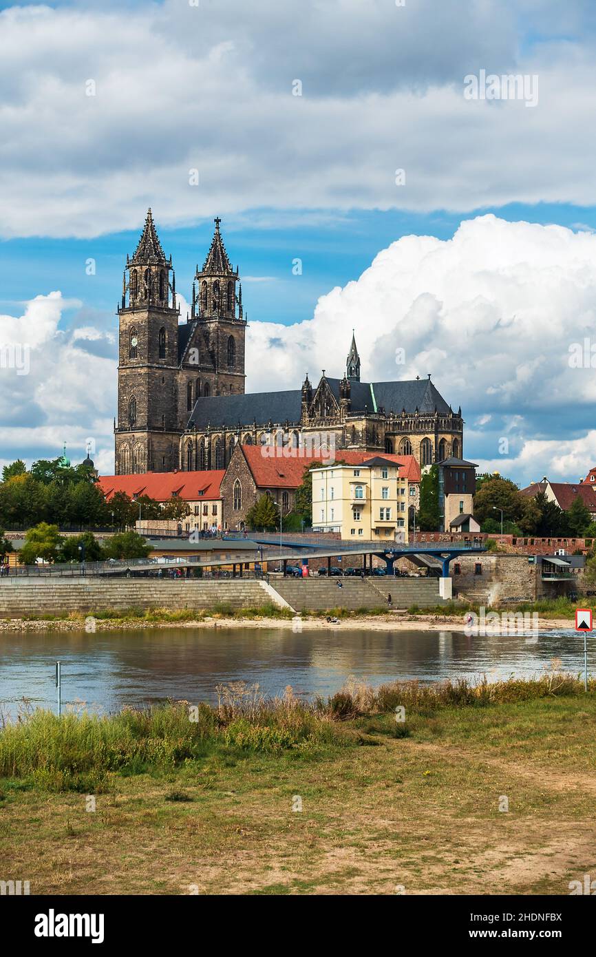 magdebourg, magdeburger dom, magdeburgs Banque D'Images