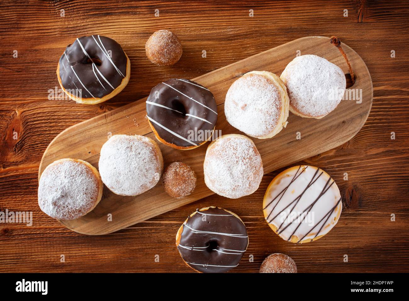 beignet, beignets, berliner, gelée de beignet Banque D'Images