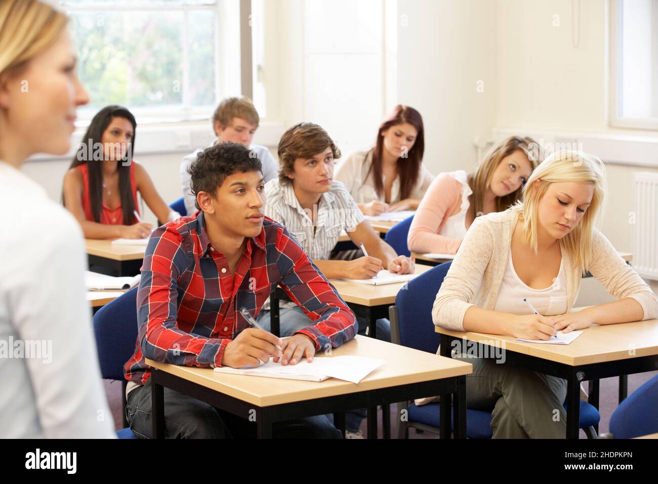 école, classe, test, écoles, tests Banque D'Images