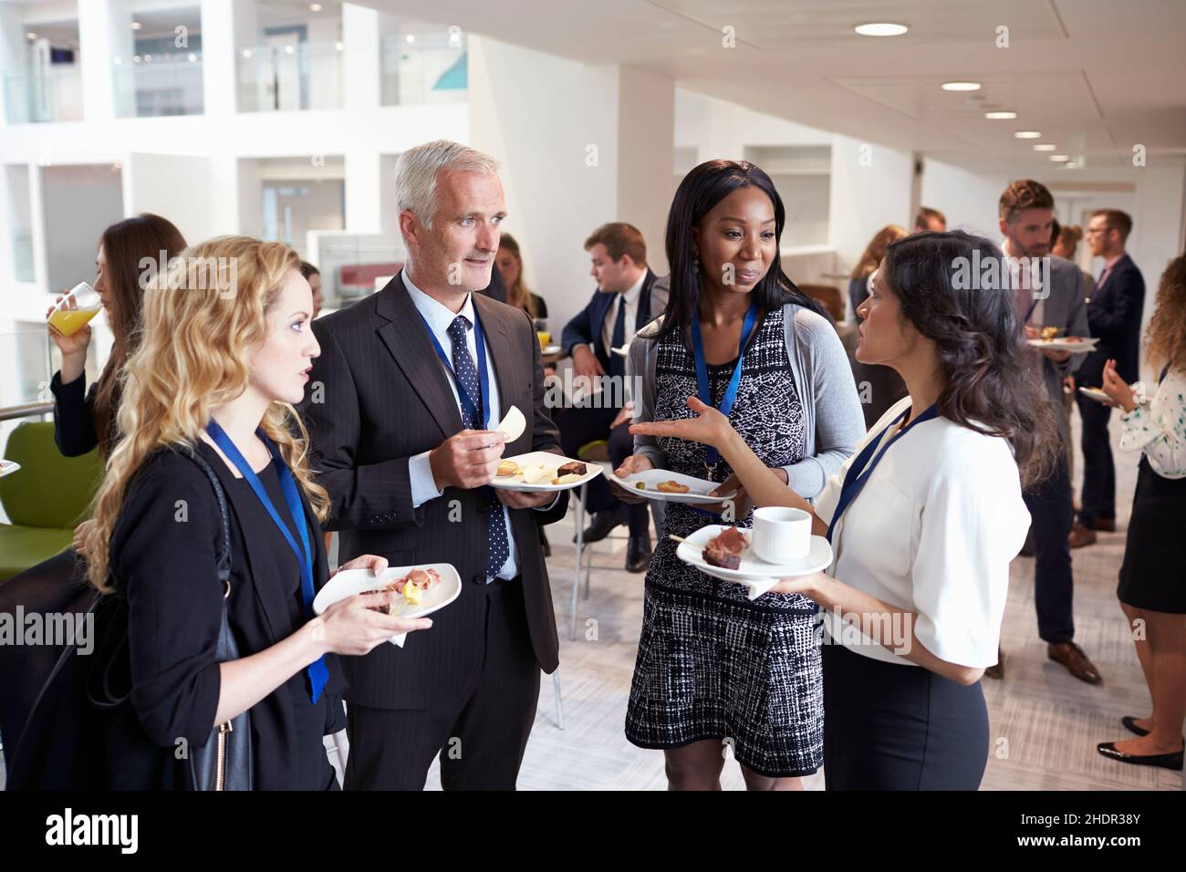 conférence, personne d'affaires, pause déjeuner, conférences, patron,personnes d'affaires, cadres, cadres, dirigeants, dirigeants,directeur, déjeuner, pauses déjeuner, Banque D'Images