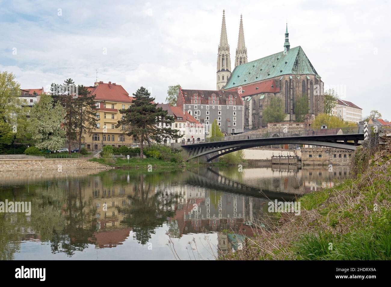 saxe, basilique st pierre, haute lusatia, görlitz, saxonies,basiliques de saint-pierre, lussatias supérieurs, görlitzs Banque D'Images