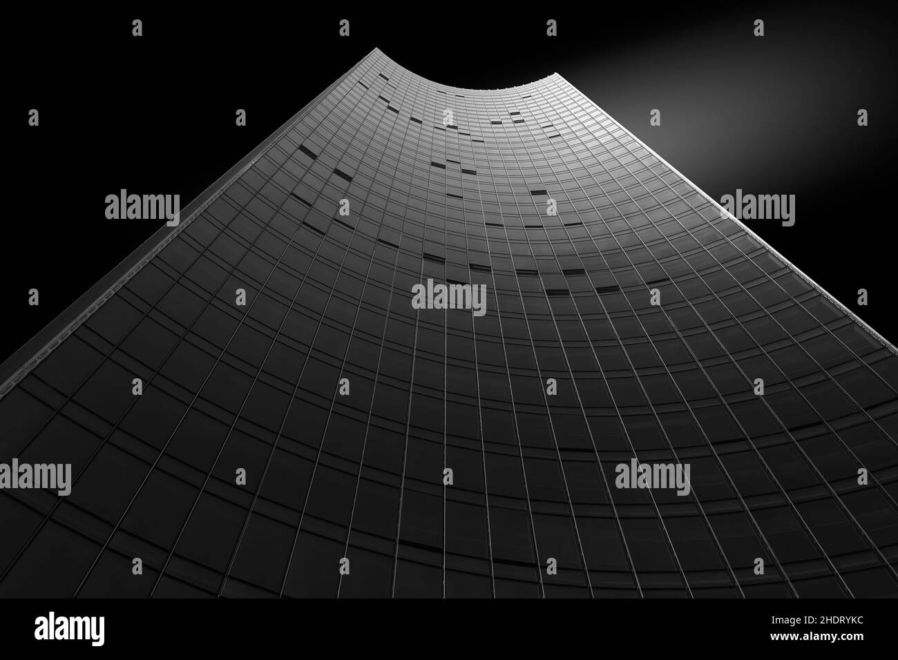 moderne, façade en verre, tour de bureau, modernes, façades en verre,tours de bureaux Banque D'Images
