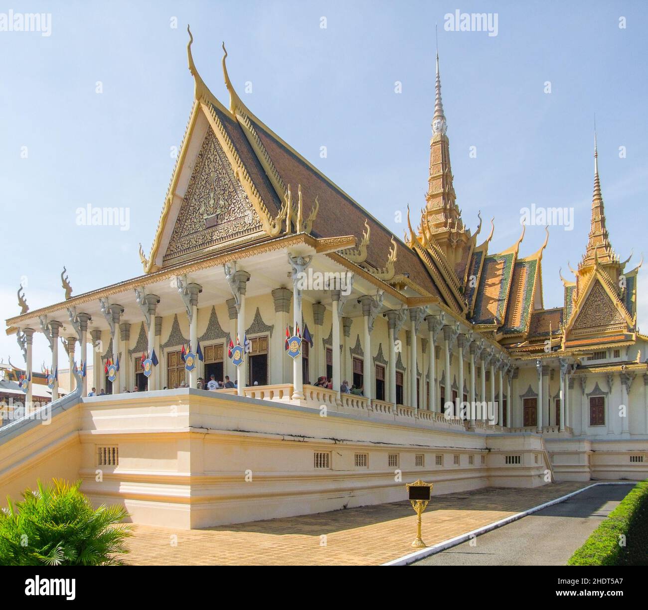 palais royal, phnom penh, palais royaux, phnom penhs Banque D'Images