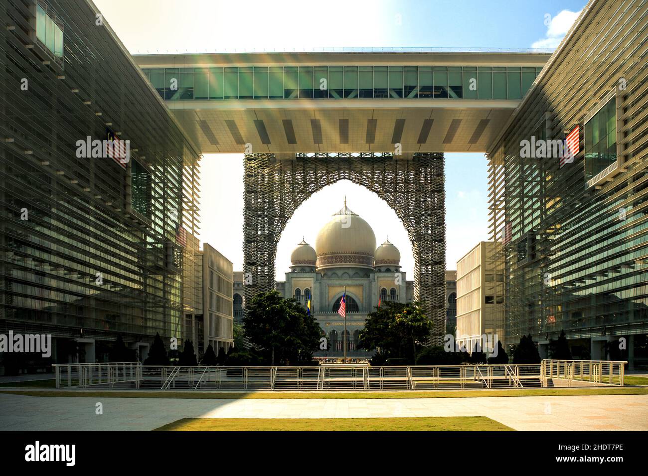 Putrajaya, perbadanan putrajaya, mosquée de fer Banque D'Images