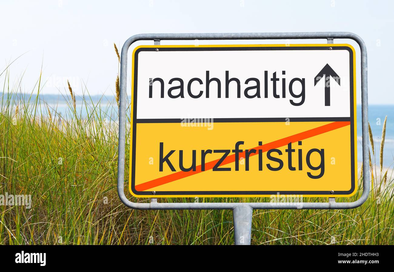 Développement durable, orienté vers l'avenir, long terme, capacités de maintien, futur,vers l'avenir Banque D'Images