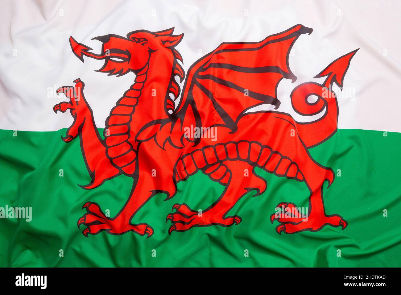 dragon, drapeau national, pays de galles, dragons, drapeaux nationaux Banque D'Images