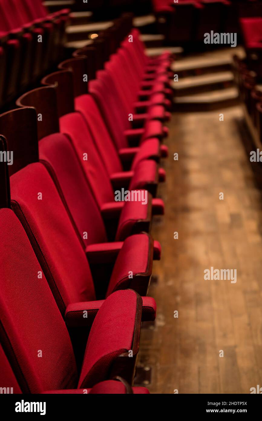 sièges, rangée de sièges, salle de concert, rangées de sièges, salles de concert Banque D'Images