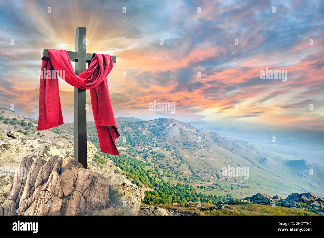 christianisme, croix, dieu, christianités, croix,dieux Banque D'Images