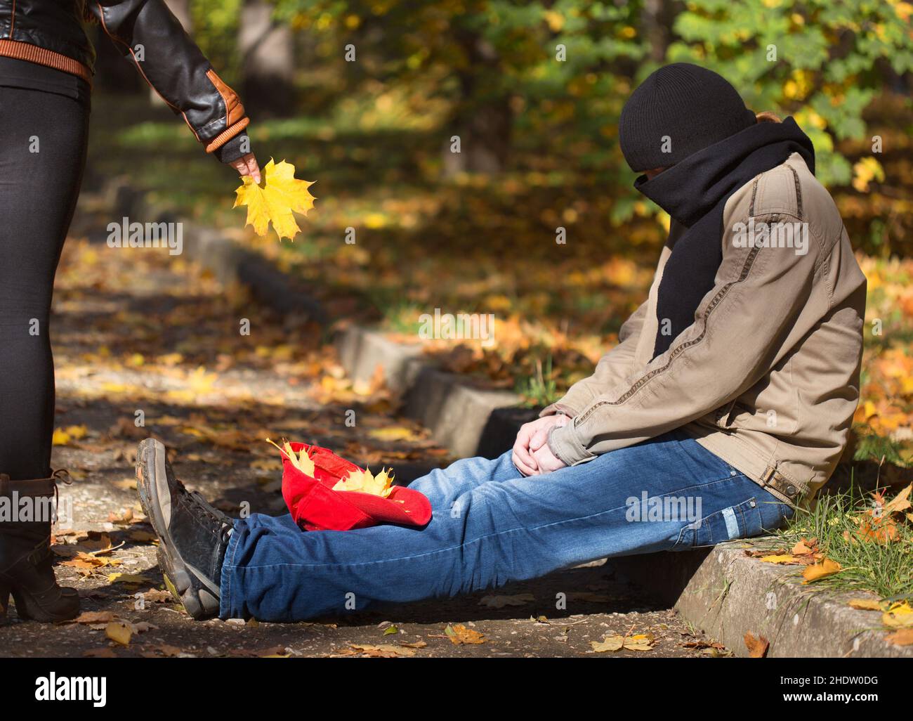 pauvreté, almes, mendiant, homme sans abri, pauvreté,mendiants, sans-abri Banque D'Images