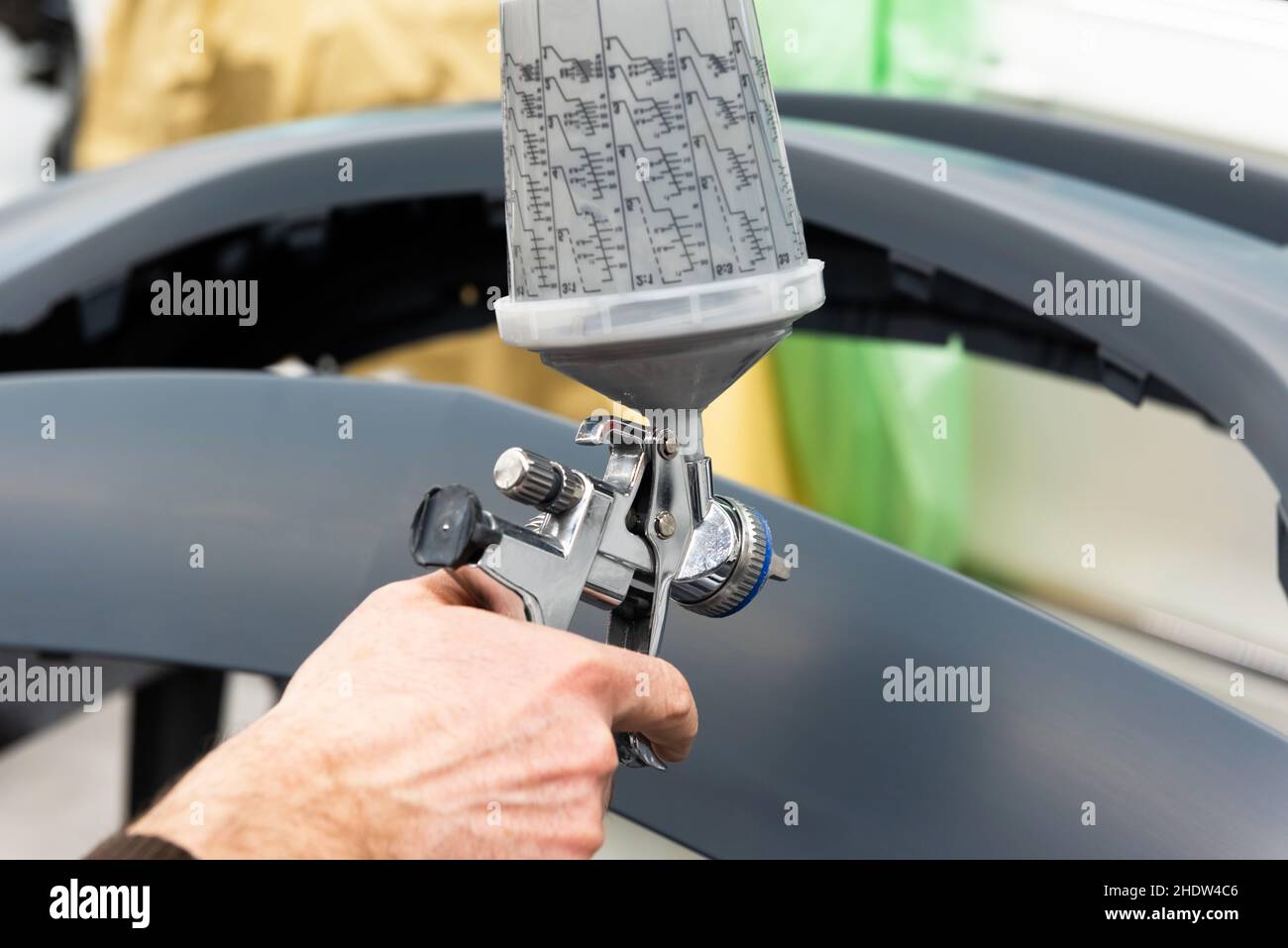 pistolet de pulvérisation, peinture, pistolets de pulvérisation, dessin Banque D'Images