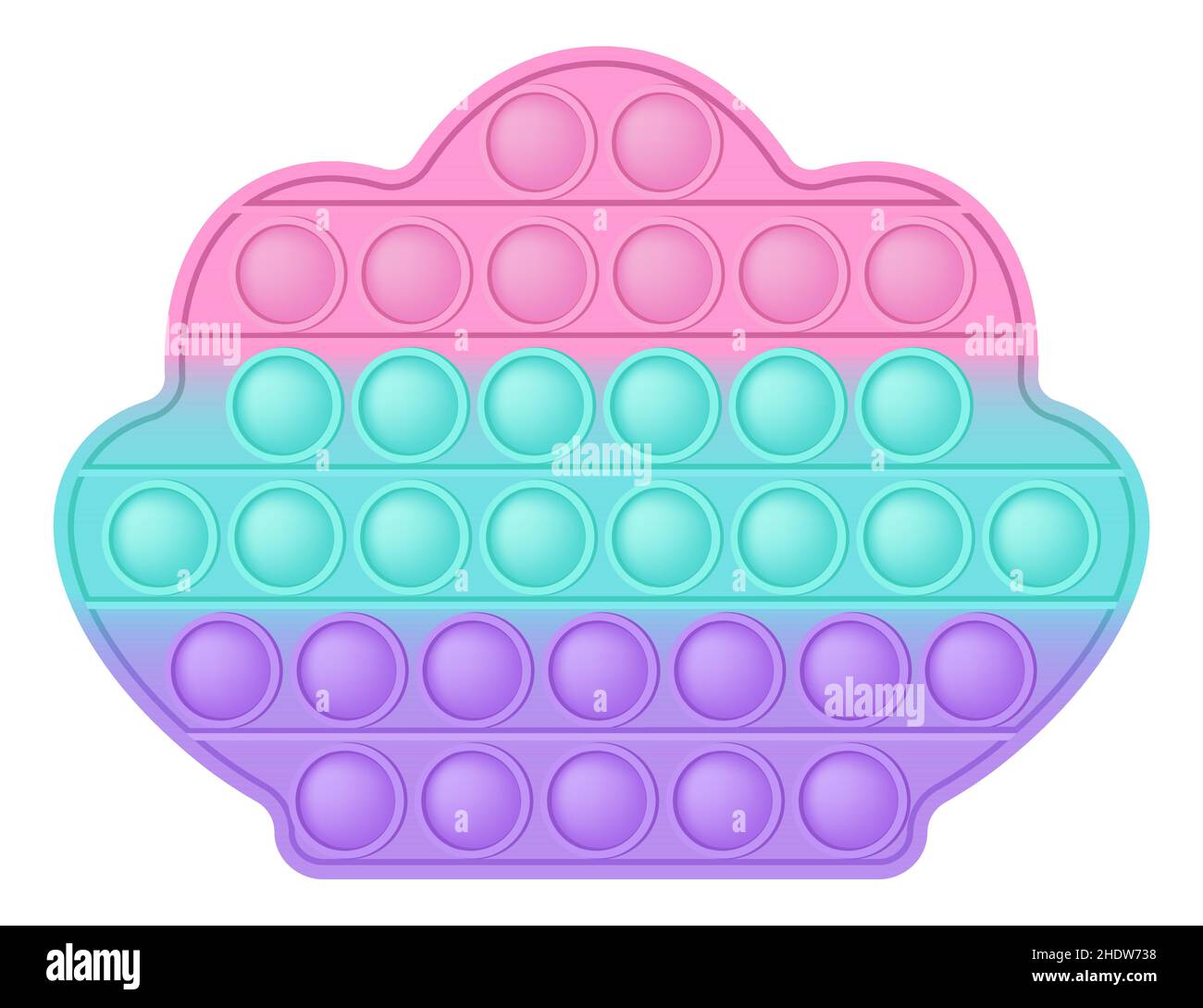 Un jouet en silicone tendance pour les violon. Jouet de glace antistress  aux couleurs pastel. Bulle sensorielle en développement popit sundae pour  les enfants. V Image Vectorielle Stock - Alamy