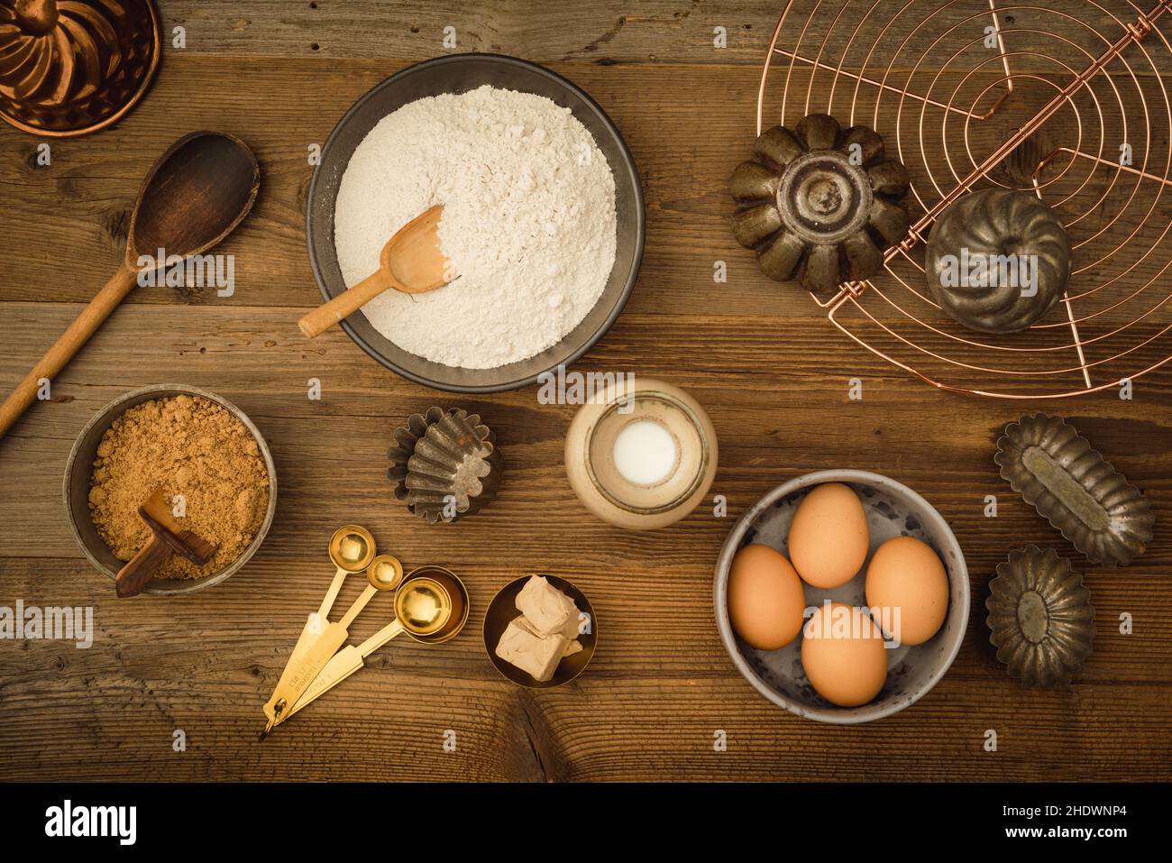 ingrédients de cuisson, ustensiles de cuisine, ingrédients, ustensile de cuisine Banque D'Images