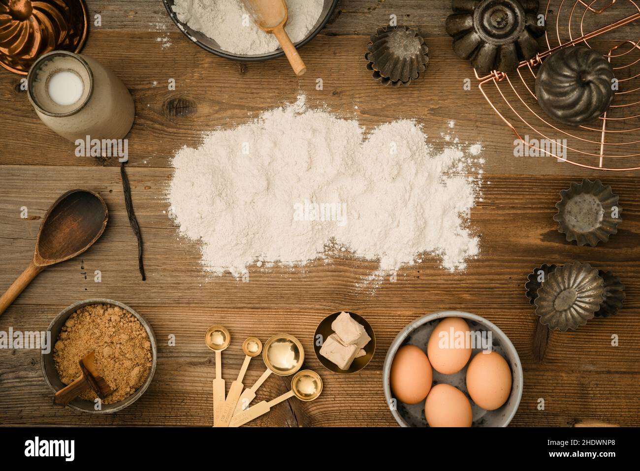 pâte, recette, creux, ordonnance, recettes Banque D'Images