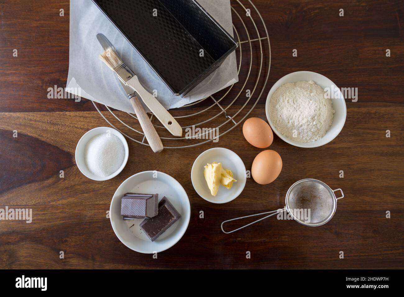 gâteaux, préparation, ingrédients de cuisson, gâteaux, préparations,ingrédient Banque D'Images