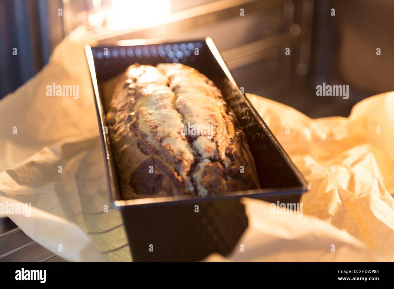 pâtisserie, gâteau de marbre, four, gâteaux de marbre, fours,cuisinière, poêles Banque D'Images