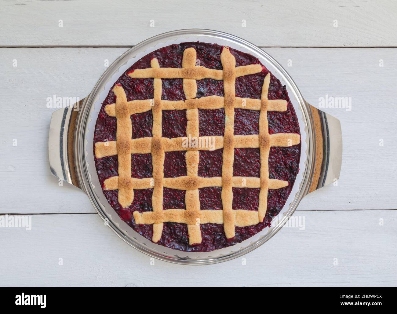 baies, tourte aux fruits, tourte, baies, tartes,pancakes Banque D'Images