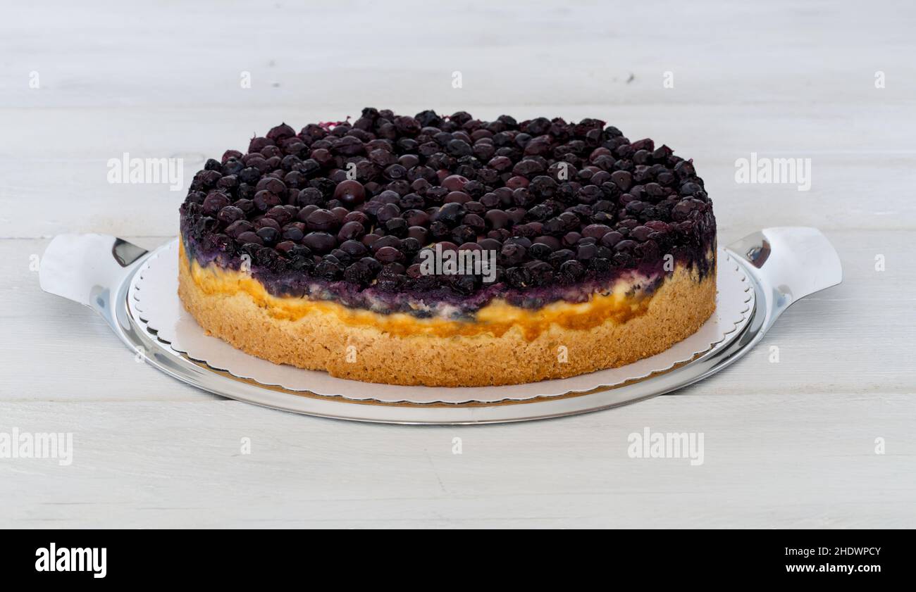 bleuets, cheesecake, myrtille, cheesecakes Banque D'Images