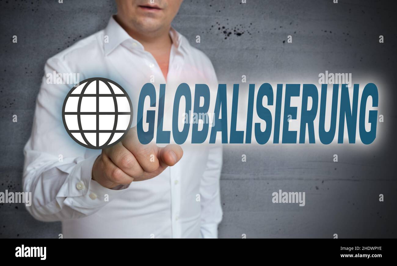 mondialisation, mondialisation, mondialisation Banque D'Images